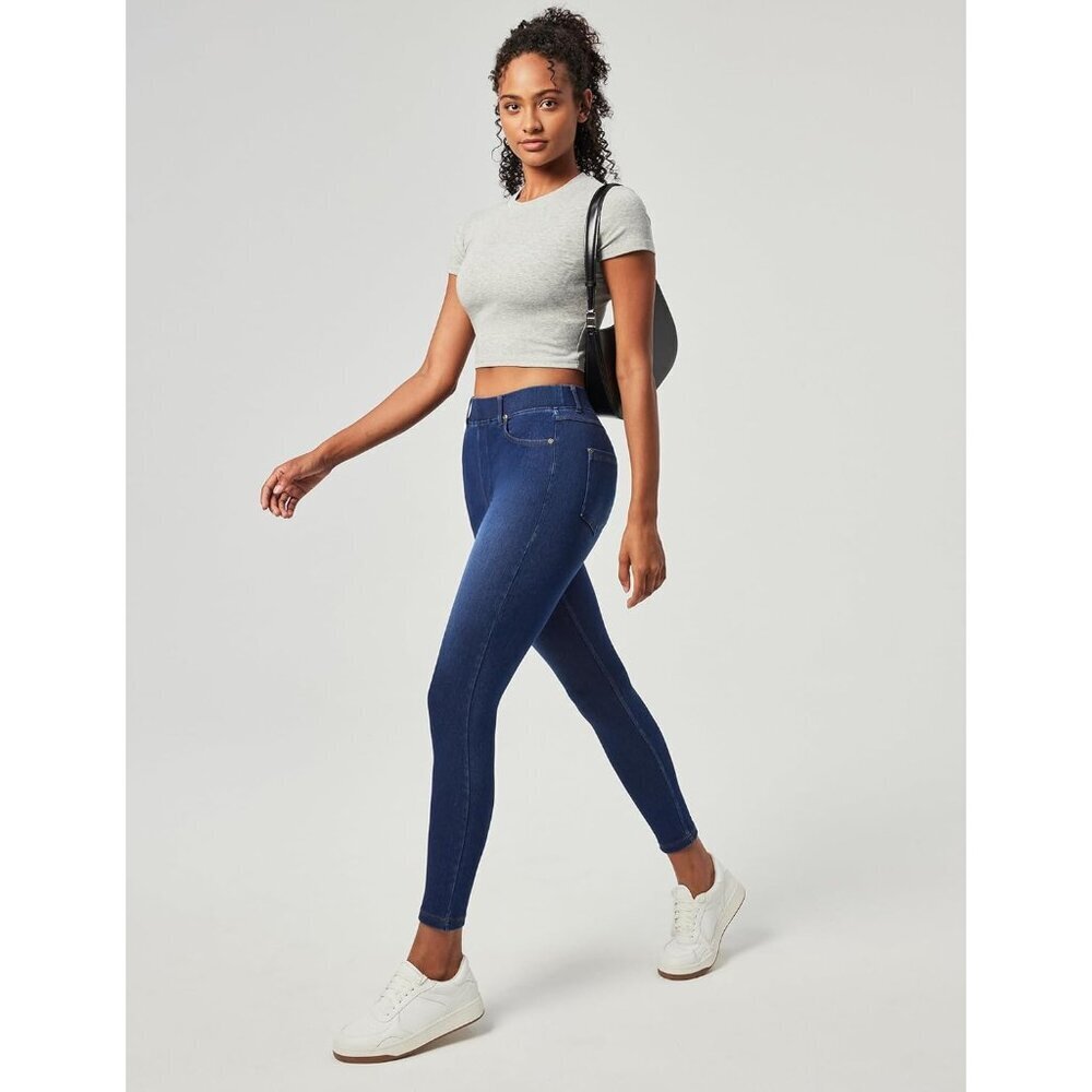 Jeggings for Women Tummy Control High Waisted Stretchy Jeans with Pockets - Picture 5 of 6